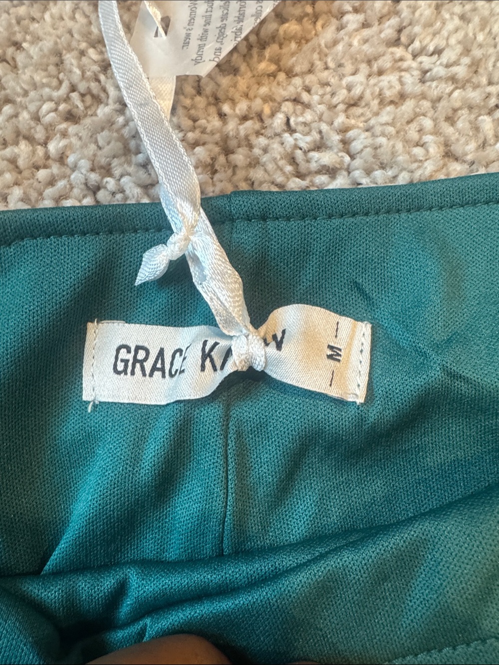 Grace Karin Emerald Sequin Mini Skirt - Picture 3 of 4